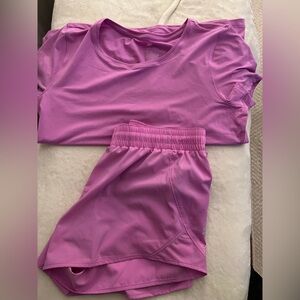 All in Motion pink workout set in size medium. Worn 1x.